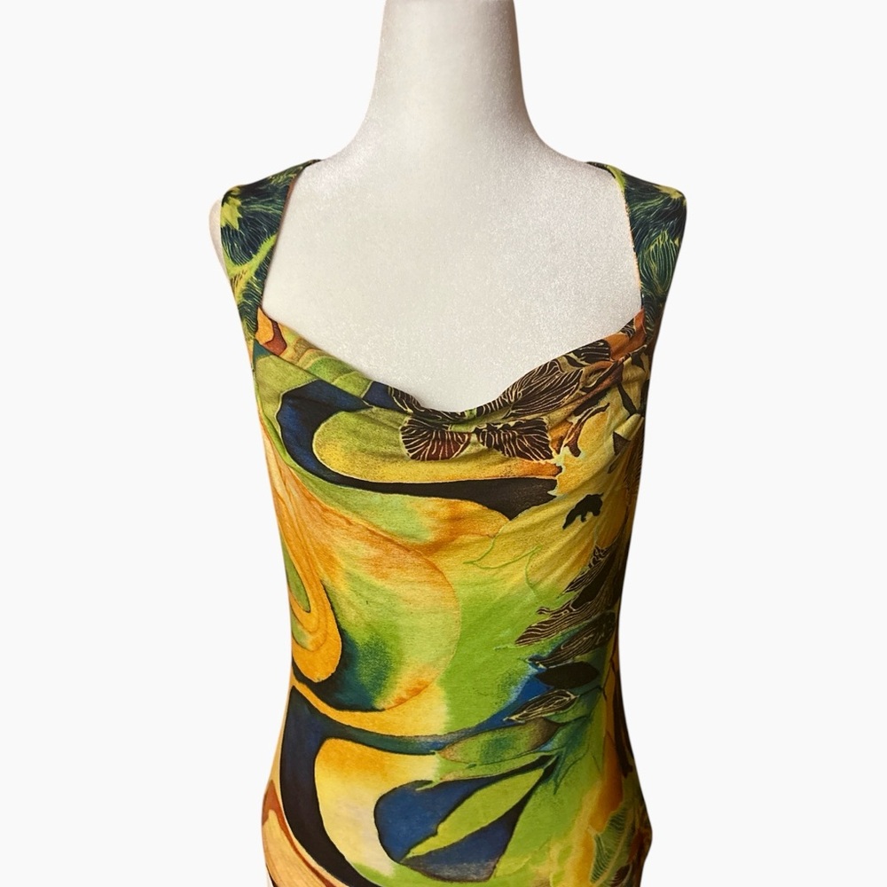 Vibrant Sleeveless Top